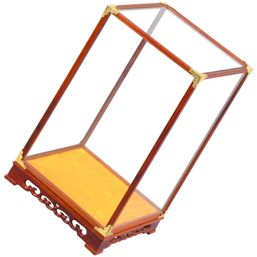 Vitrine en verre pour bouddha, - Frame Display Wood avis et prix