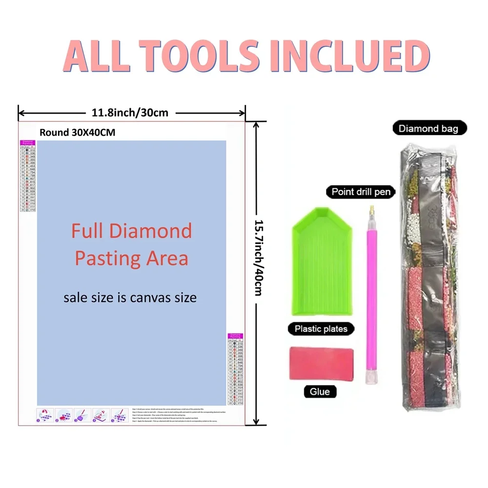 Kit de broderie diamant 5D san - Embroidery For Beginners avis et prix