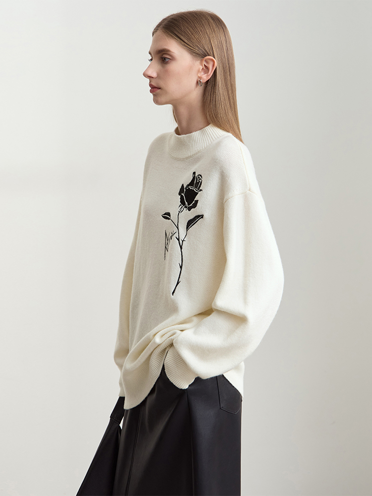 Pulls Amii pour l'automne-hive - Embroidery Rose avis et prix