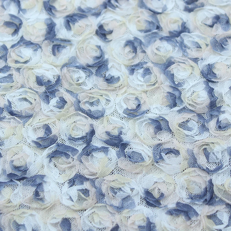 Ruban brodé floral 3D coloré e - Embroidery Rose avis et prix