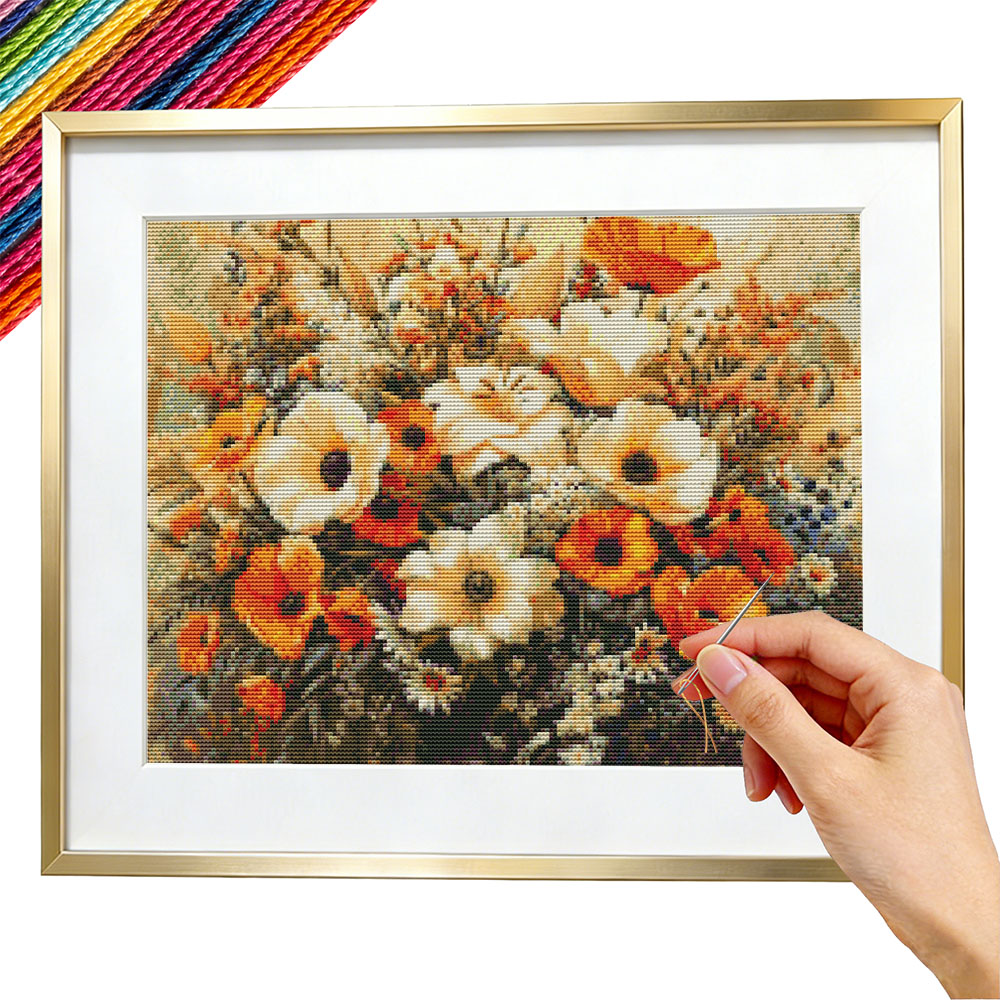 Kits de broderie au point de c - Embroidery Guide Paper avis et prix