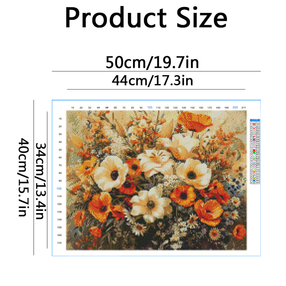 Kits de broderie au point de c - Embroidery Guide Paper avis et prix