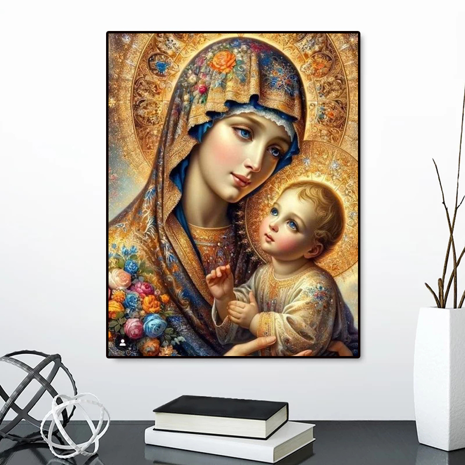 Peinture diamant sans cadre, V - Embroidery Rose avis et prix